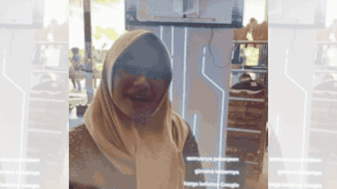 Person wearing AR Glasses